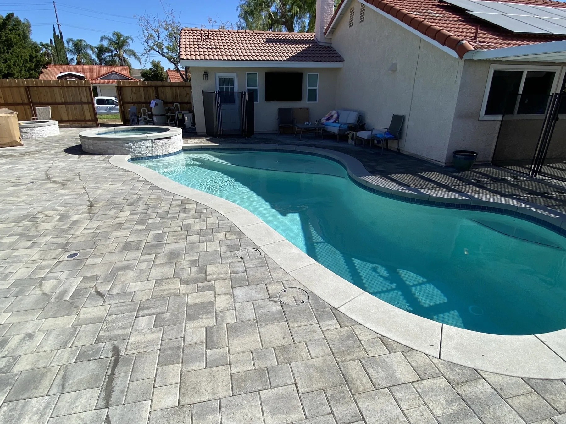 Paver Patios & Driveways materials and finish