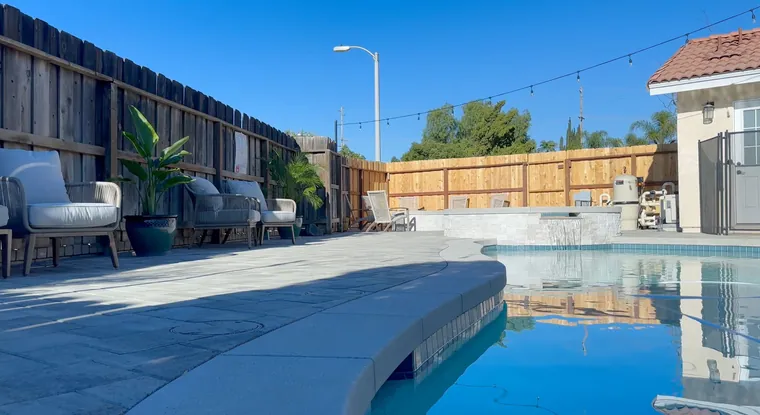 Custom pool and spa project in Castaic, CA