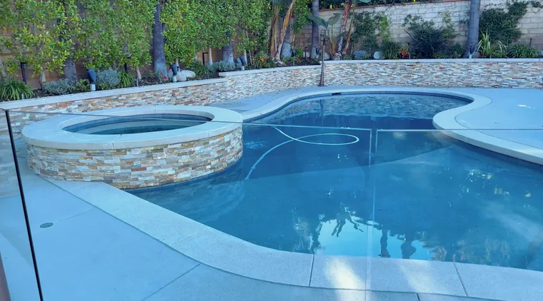 Custom pool and spa project in Thousand Oaks, CA